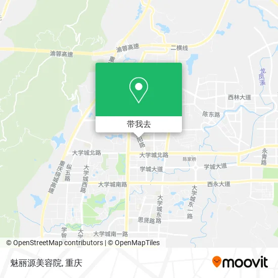魅丽源美容院地图