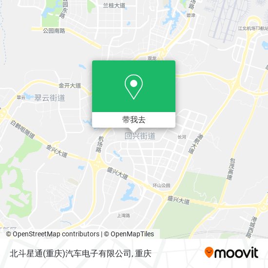 北斗星通(重庆)汽车电子有限公司地图