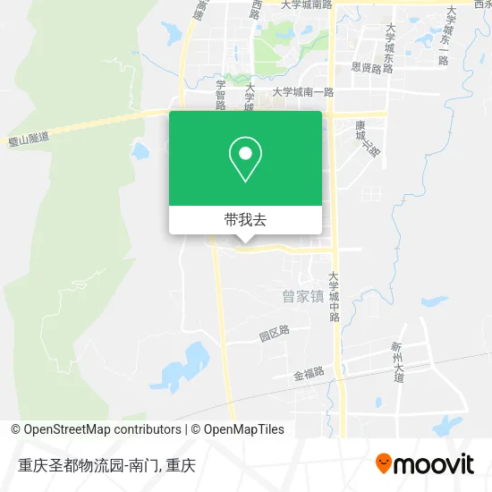 重庆圣都物流园-南门地图