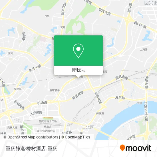 重庆静逸·橡树酒店地图