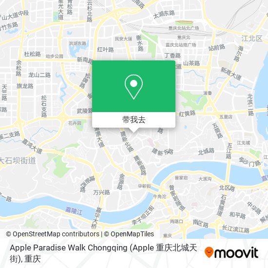 Apple Paradise Walk Chongqing (Apple 重庆北城天街)地图