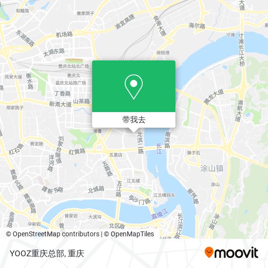 YOOZ重庆总部地图