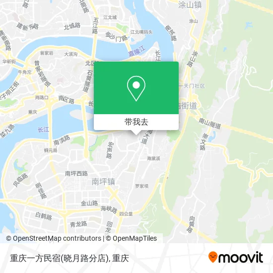 重庆一方民宿(晓月路分店)地图