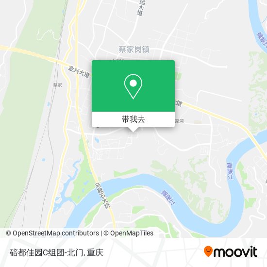 碚都佳园C组团-北门地图