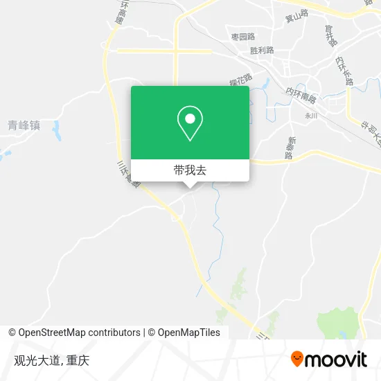 观光大道地图