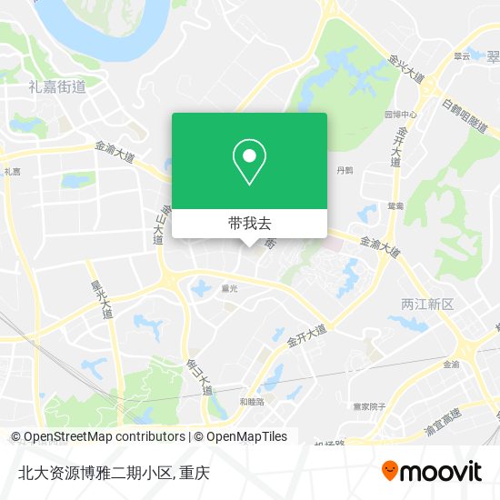 北大资源博雅二期小区地图
