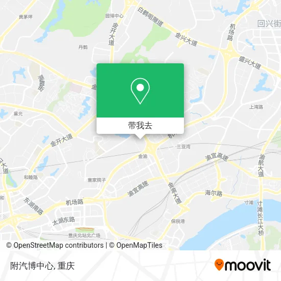 附汽博中心地图