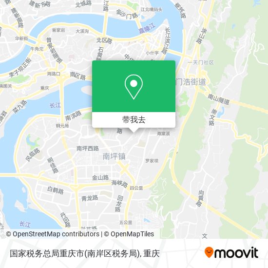 国家税务总局重庆市(南岸区税务局)地图