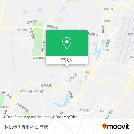 恒悦养生洗浴沐足地图