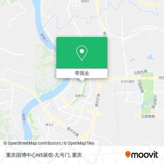 重庆国博中心N5展馆-九号门地图