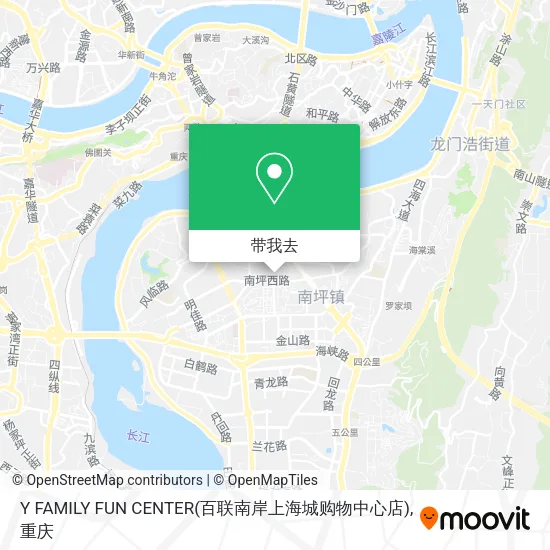 Y FAMILY FUN CENTER(百联南岸上海城购物中心店)地图