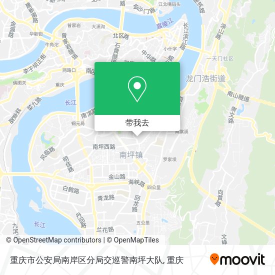 重庆市公安局南岸区分局交巡警南坪大队地图