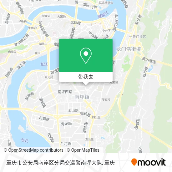 重庆市公安局南岸区分局交巡警南坪大队地图