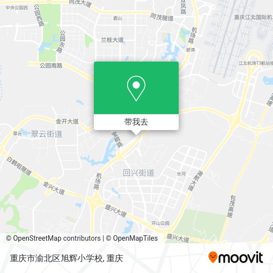 重庆市渝北区旭辉小学校地图