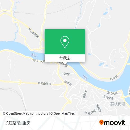 长江涪陵地图