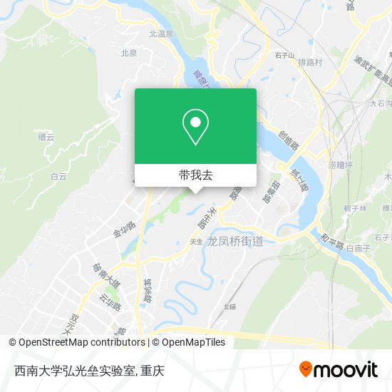 西南大学弘光垒实验室地图