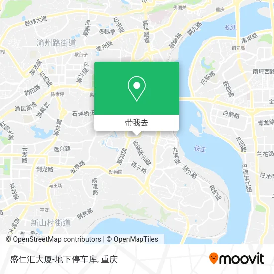 盛仁汇大厦-地下停车库地图