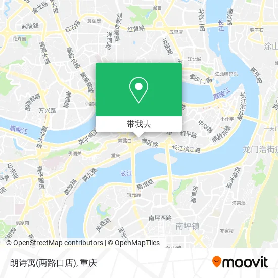 朗诗寓(两路口店)地图