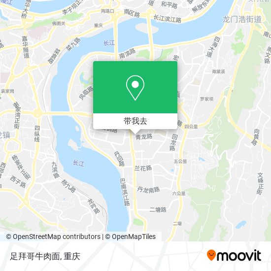 足拜哥牛肉面地图