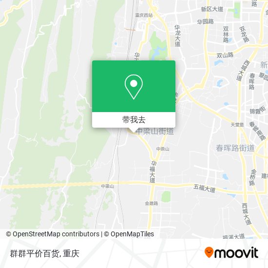 群群平价百货地图