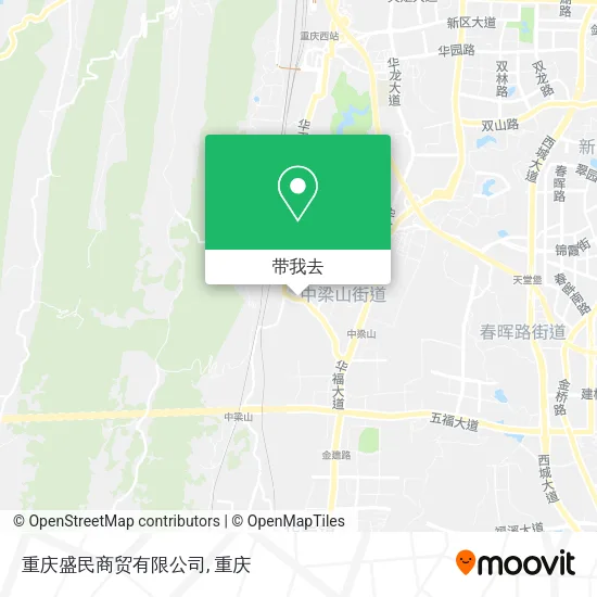 重庆盛民商贸有限公司地图