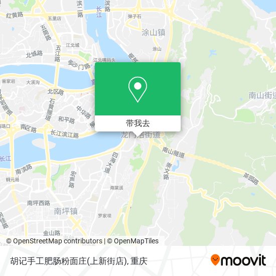 胡记手工肥肠粉面庄(上新街店)地图