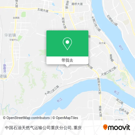中国石油天然气运输公司重庆分公司地图