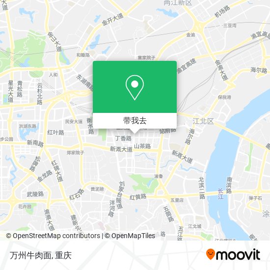 万州牛肉面地图