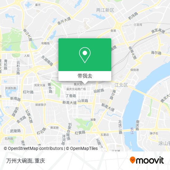 万州大碗面地图