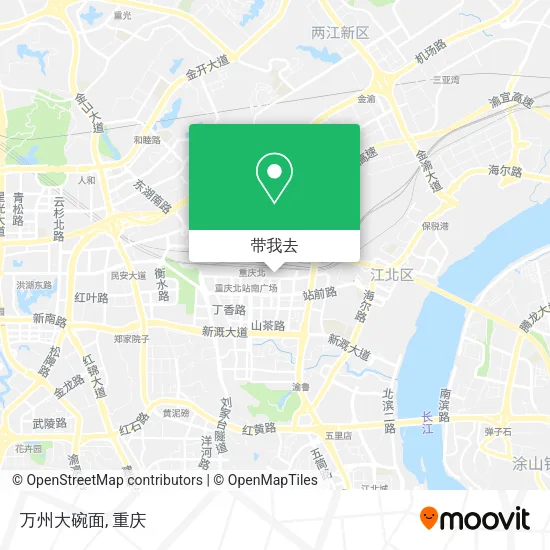 万州大碗面地图