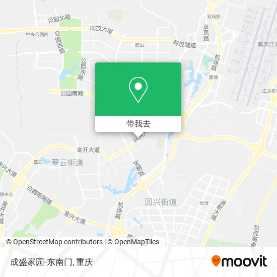 成盛家园-东南门地图