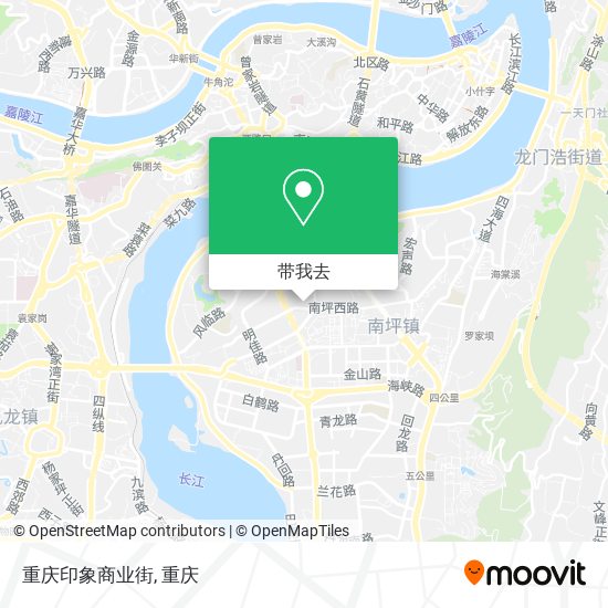 重庆印象商业街地图