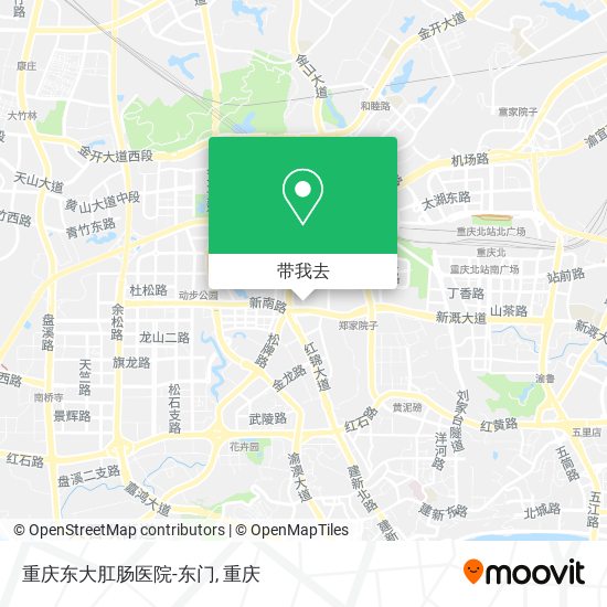重庆东大肛肠医院-东门地图