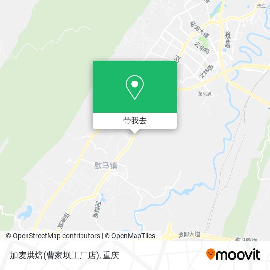 加麦烘焙(曹家坝工厂店)地图