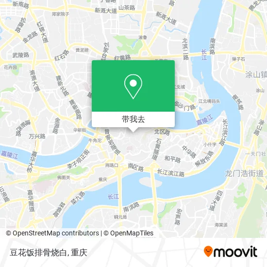 豆花饭排骨烧白地图