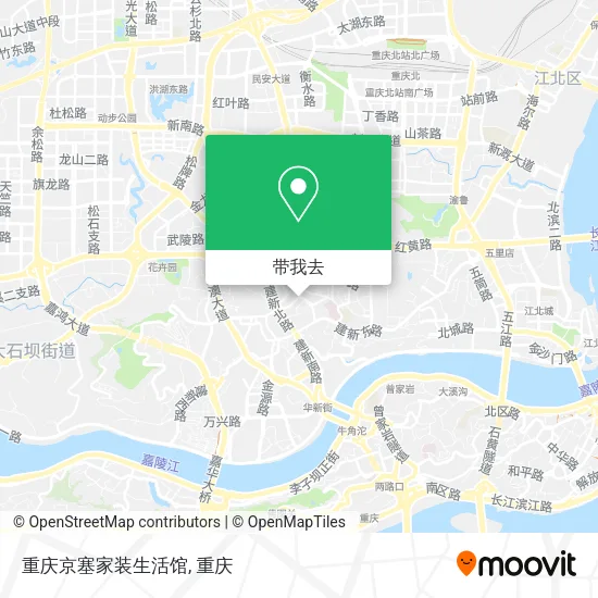 重庆京塞家装生活馆地图