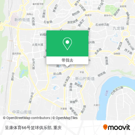 呈康体育66号篮球俱乐部地图