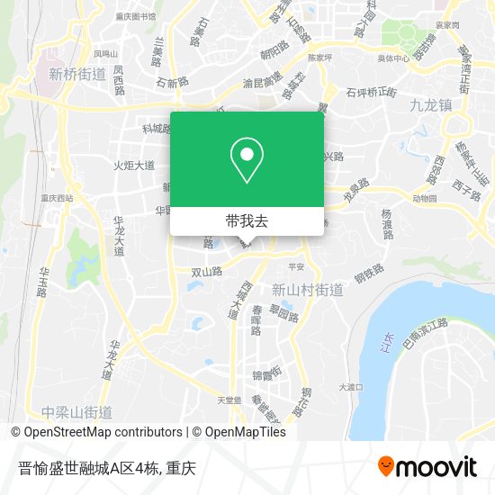 晋愉盛世融城A区4栋地图