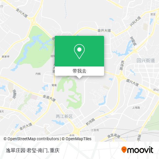 逸翠庄园·君玺-南门地图