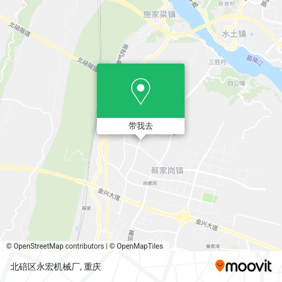 北碚区永宏机械厂地图