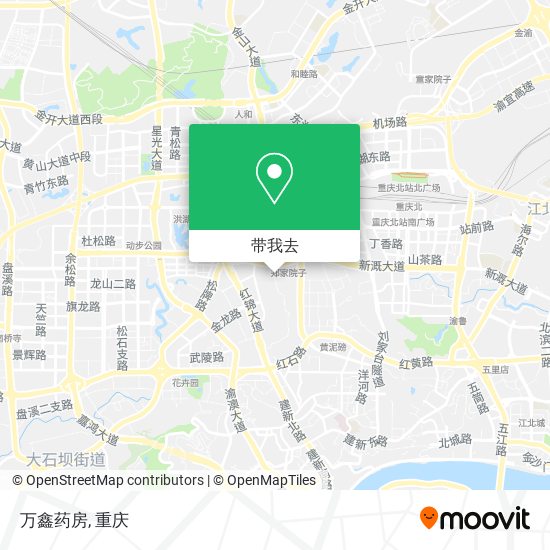 万鑫药房地图