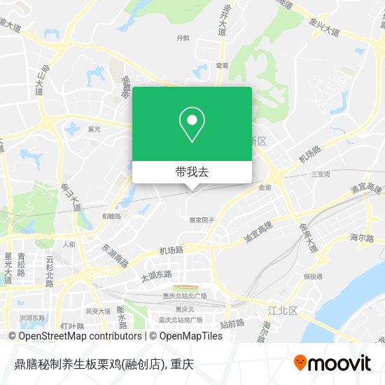 鼎膳秘制养生板栗鸡(融创店)地图