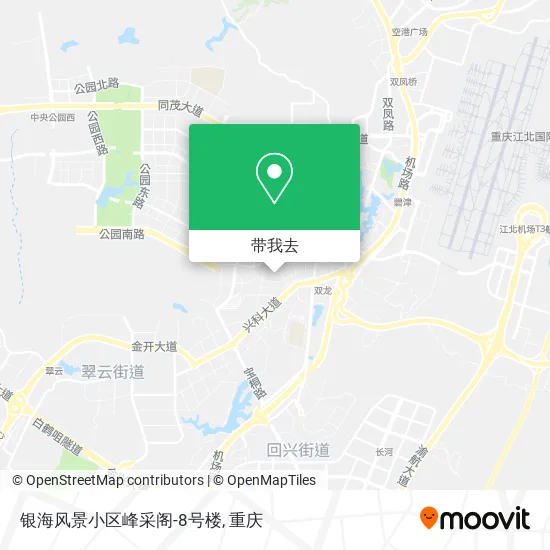 银海风景小区峰采阁-8号楼地图