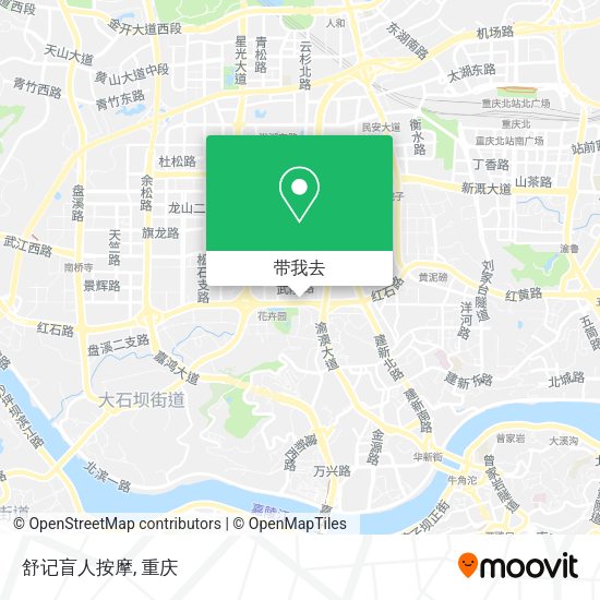 舒记盲人按摩地图