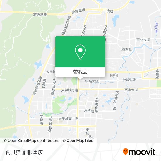 两只猫咖啡地图