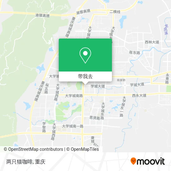 两只猫咖啡地图