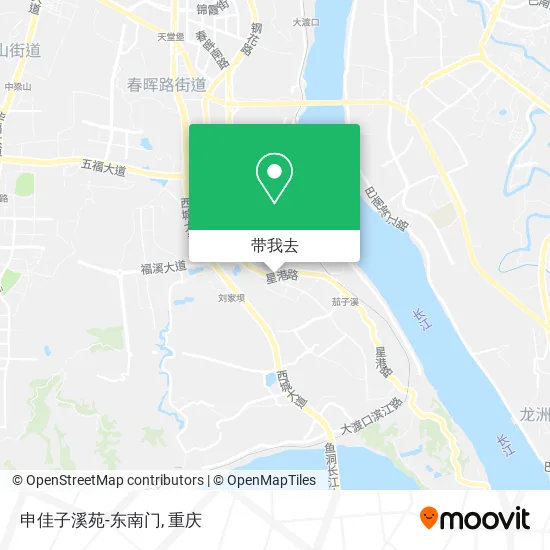 申佳子溪苑-东南门地图