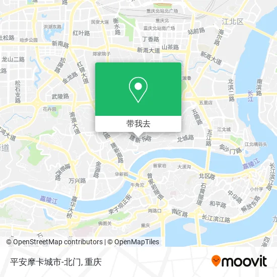 平安摩卡城市-北门地图
