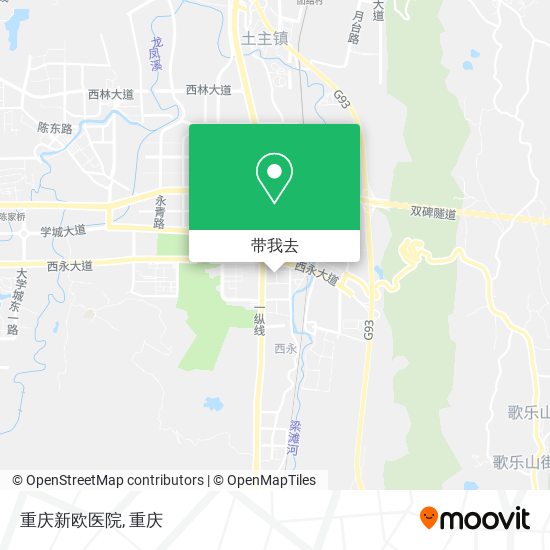 重庆新欧医院地图