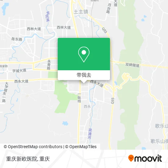 重庆新欧医院地图